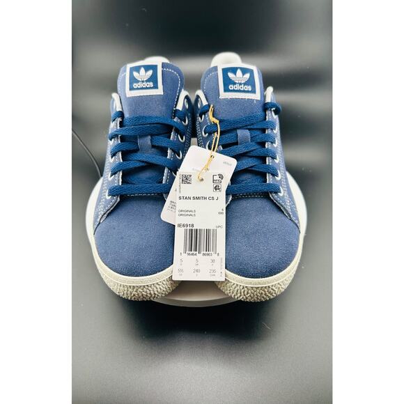 adidas Stan Smith CS J Dark Blue IE6918 Sz 5.5 - Picture 2 of 5